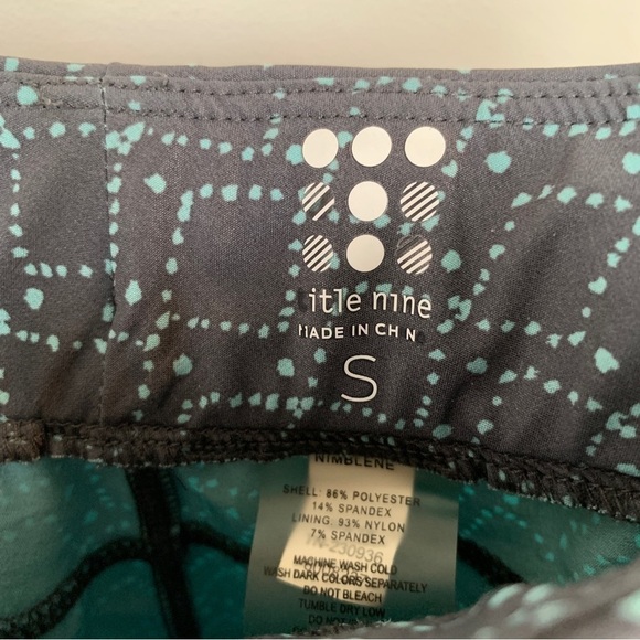 Title Nine Navy Blue & Turquoise Joggers Size S - Picture 3 of 8